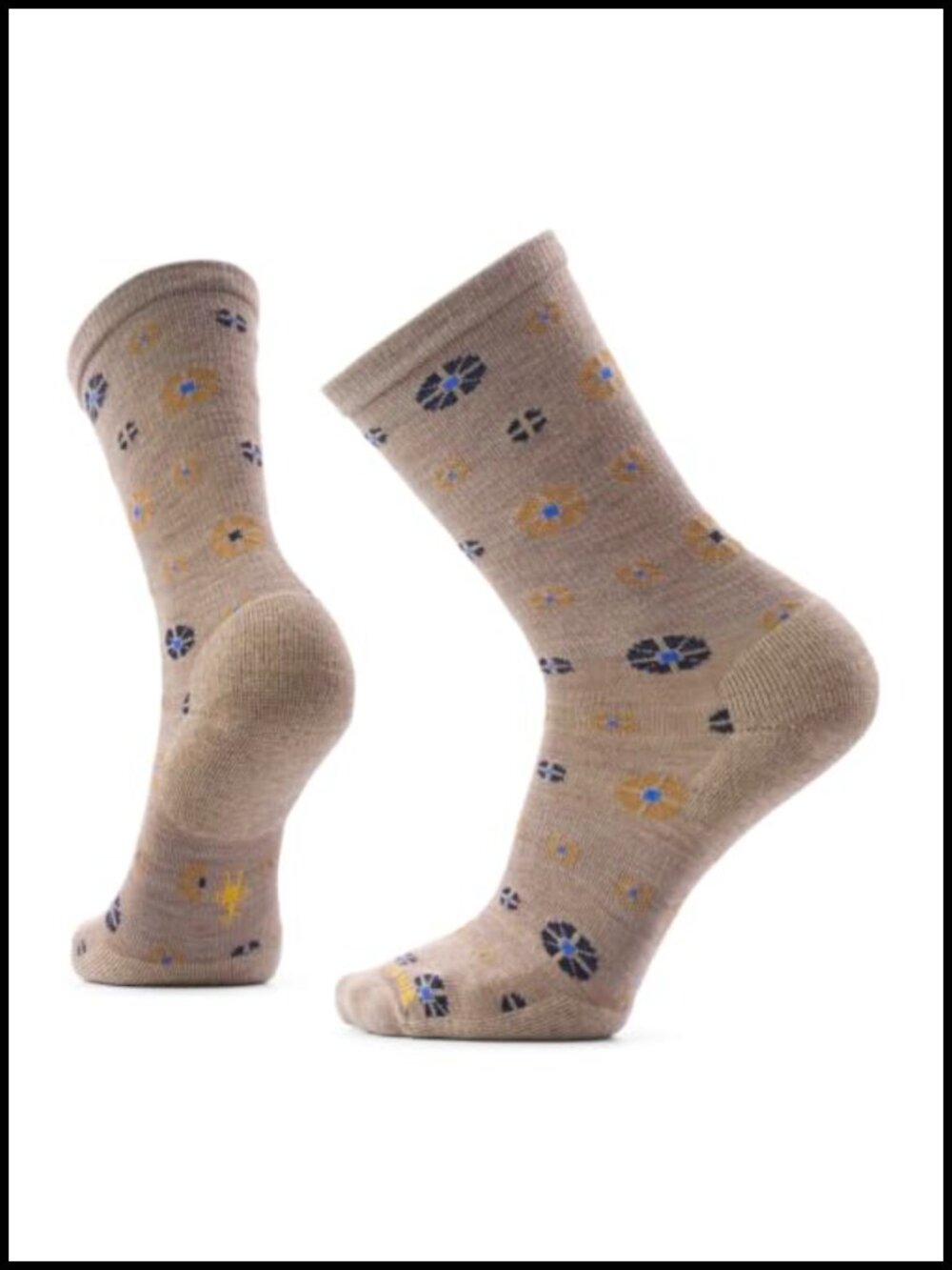 Merino Wool Crew Socks Cushioned Arch Support Athletic Socks